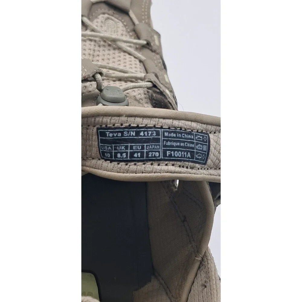 Teva Hiking Sandals Womens 10 Gray Dozer Closed Toe Outdoor Water Shoes 4173